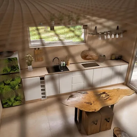 Schody Do Wody Linia Brzegowa Jeziora Kaszuby Domek alpejski