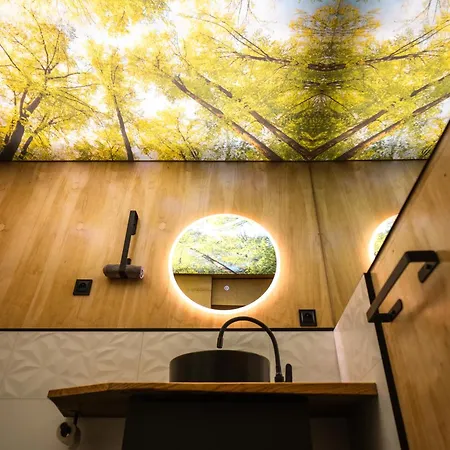 Domek alpejski Schody Do Wody Linia Brzegowa Jeziora Kaszuby Roztoka (Gdansk)