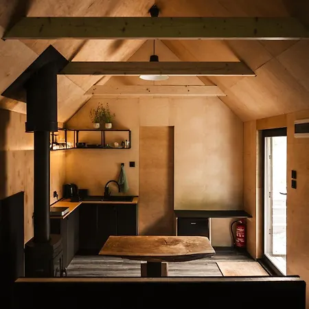 Domek alpejski Schody Do Wody Linia Brzegowa Jeziora Kaszuby Roztoka (Gdansk)