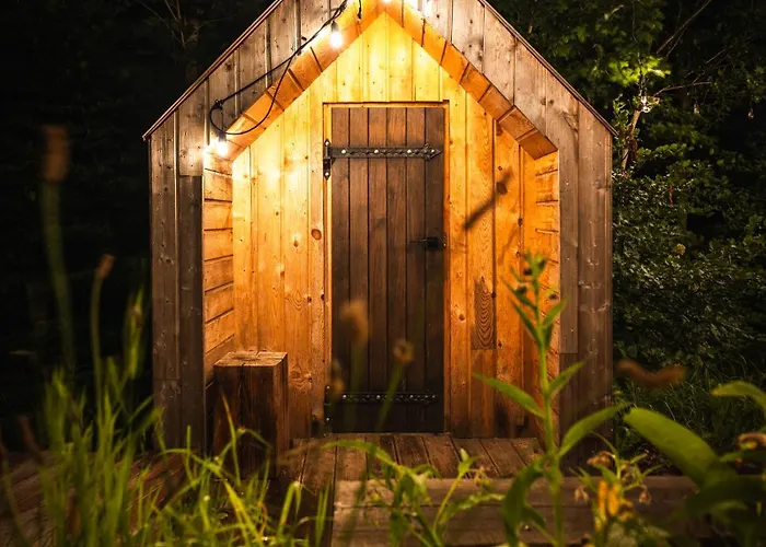 木屋 Linia Brzegowa Jeziora Kaszuby Sauna I Balia