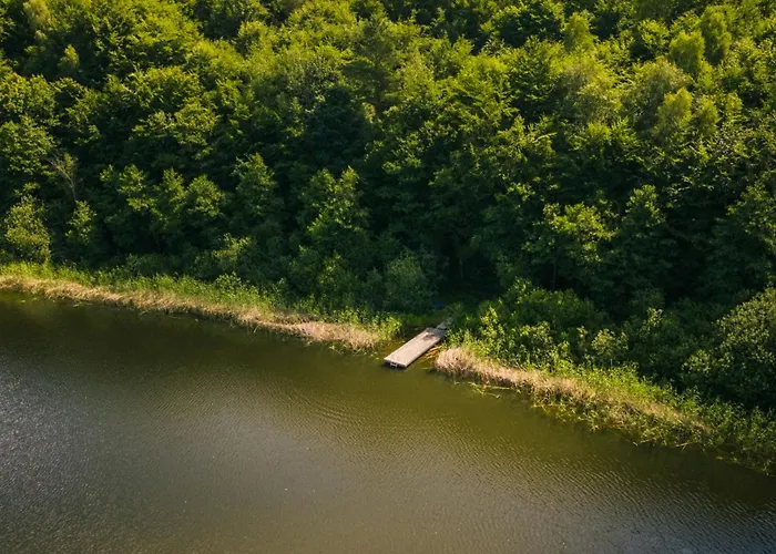 木屋 Linia Brzegowa Jeziora Kaszuby Sauna I Balia Roztoka (Gdansk)