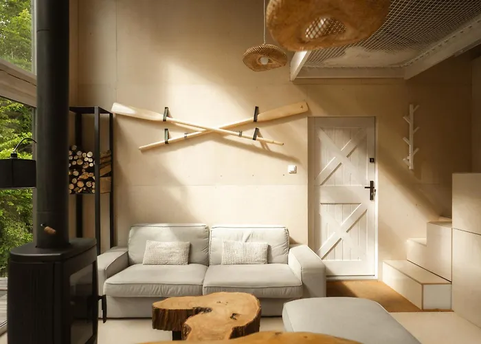 木屋 Linia Brzegowa Jeziora Kaszuby Sauna I Balia Roztoka (Gdansk)