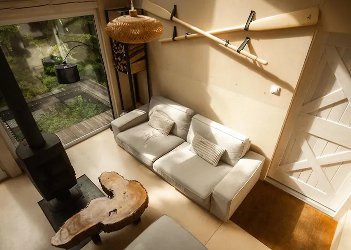 木屋 Linia Brzegowa Jeziora Kaszuby Sauna I Balia Roztoka (Gdansk)