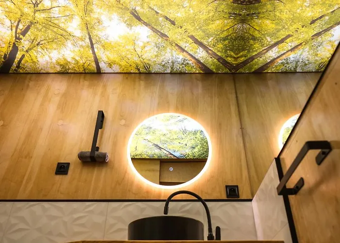 木屋 Linia Brzegowa Jeziora Kaszuby Sauna I Balia Roztoka (Gdansk)