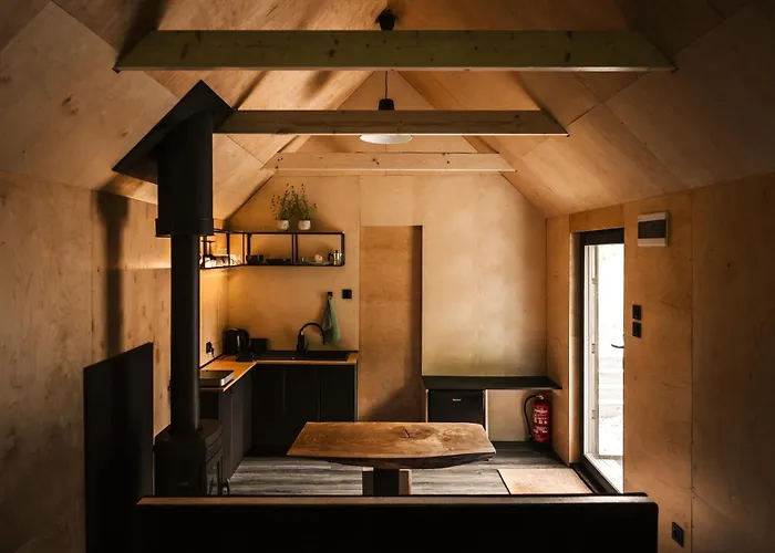 木屋 Linia Brzegowa Jeziora Kaszuby Sauna I Balia Roztoka (Gdansk)