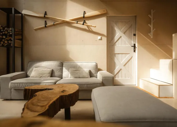 木屋 Linia Brzegowa Jeziora Kaszuby Sauna I Balia Roztoka (Gdansk)